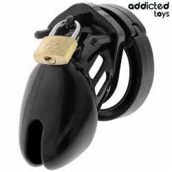 ADDICTED TOYS | LOCKED | OBSIDIAN HOLD PENIS CAGE - SMALL