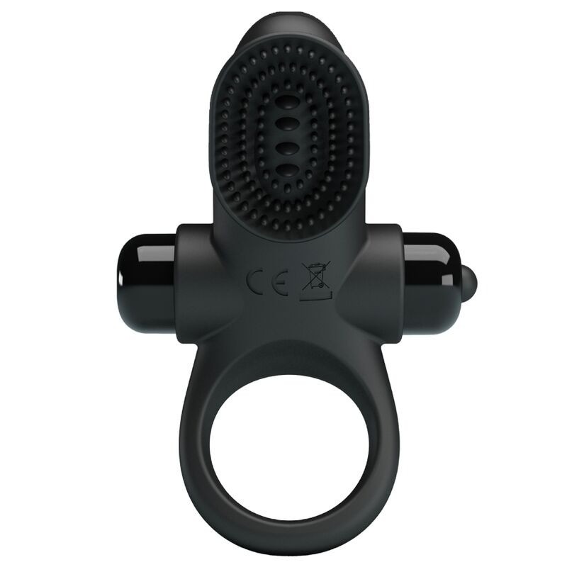 PRETTY LOVE | VIBRATING COCK RING II  - BLACK