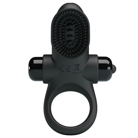 PRETTY LOVE | VIBRATING COCK RING II  - BLACK