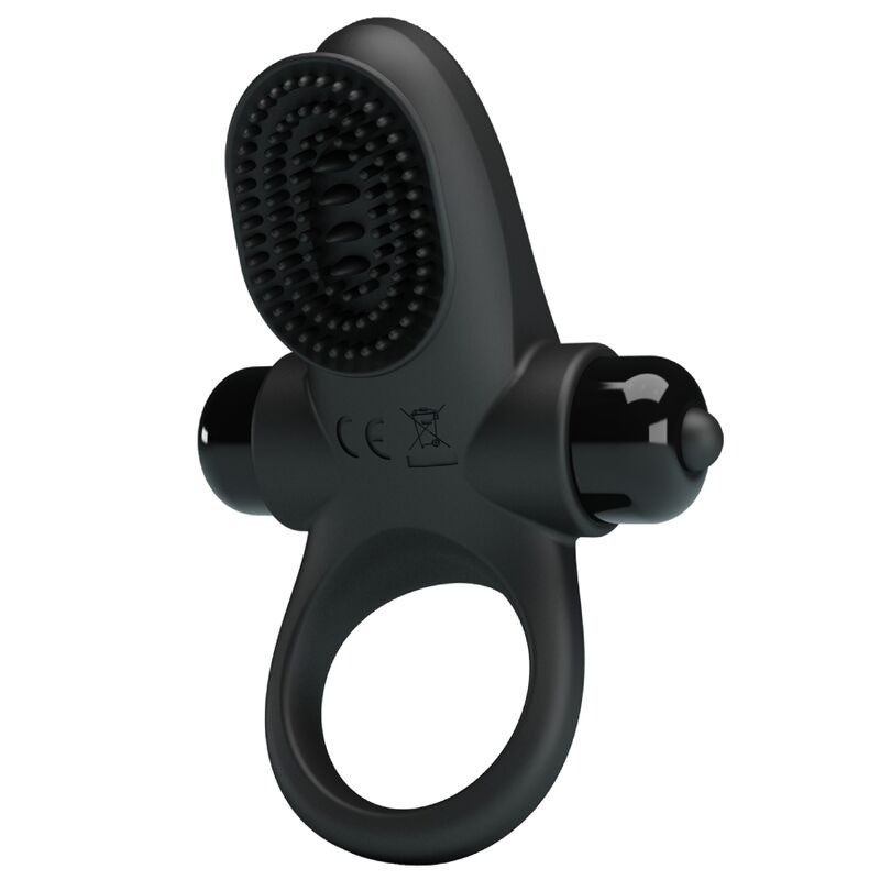 PRETTY LOVE | VIBRATING COCK RING II  - BLACK