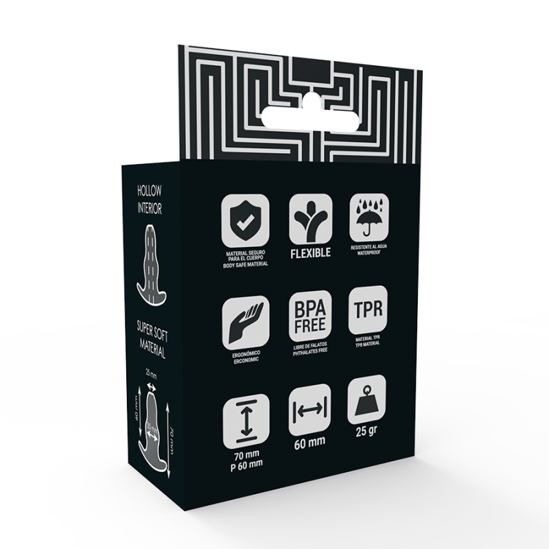 ADDICTED TOYS | SMALL ANAL DILATOR 7cm - TRANSPARENT