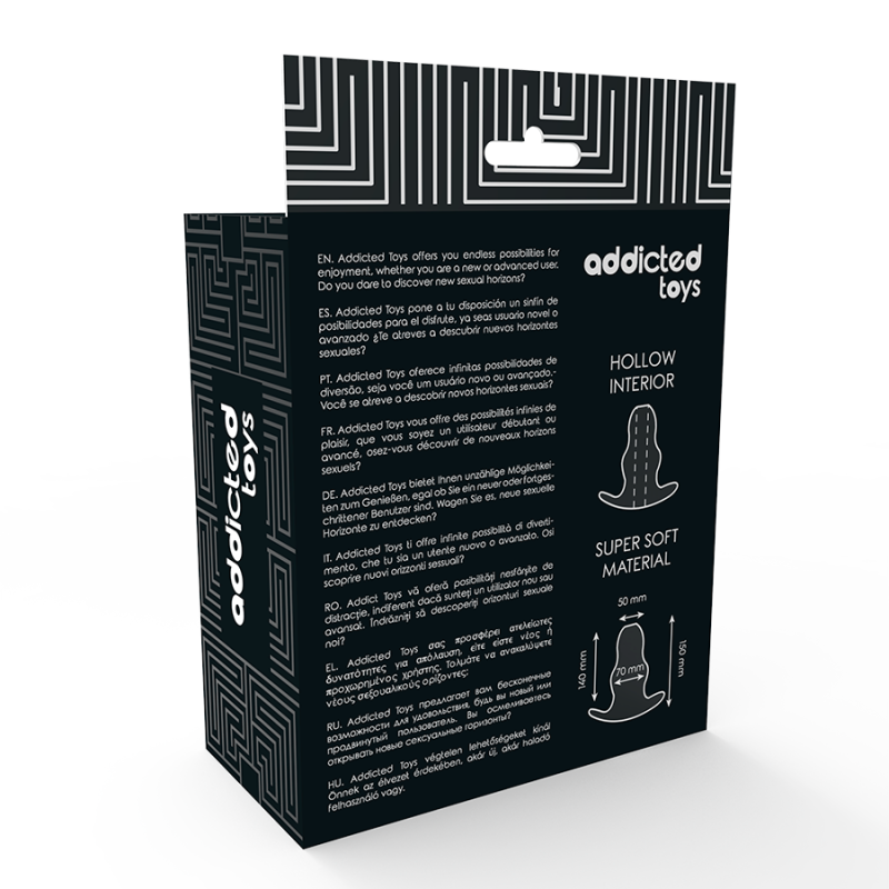 ADDICTED TOYS | EXTRA LARGE ANAL DILATOR 15cm - TRANSPARENT