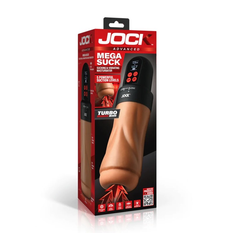 Jock Mega Suck Αυνανιστήρι με Αναρρόφηση και Δόνηση