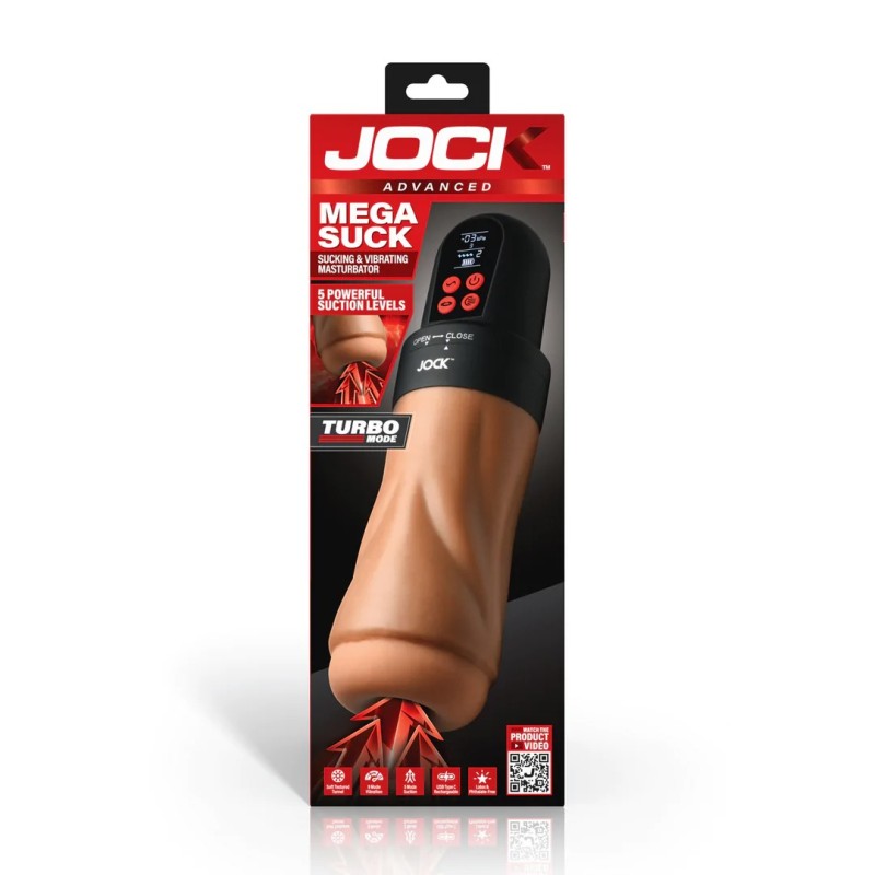 Jock Mega Suck Sucking & Vibrating Masturbator