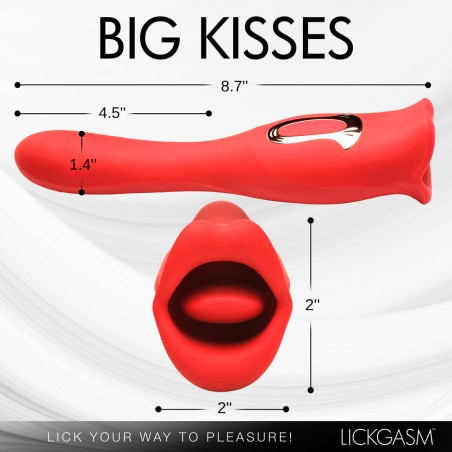 Lickgasm Kiss & Tell Pro | Dual-Ended Kissing Vibrator