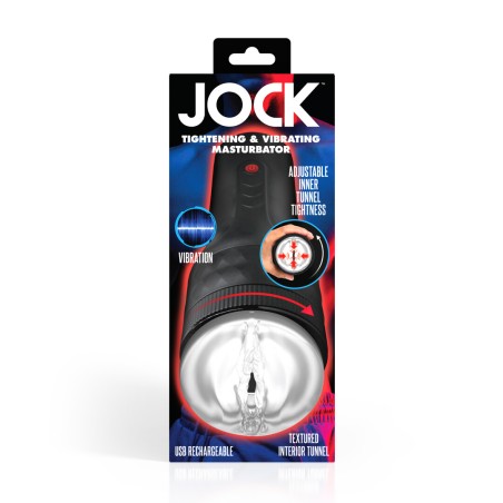 Tightening and Vibrating Masturbator with 7 Squeeze Levels