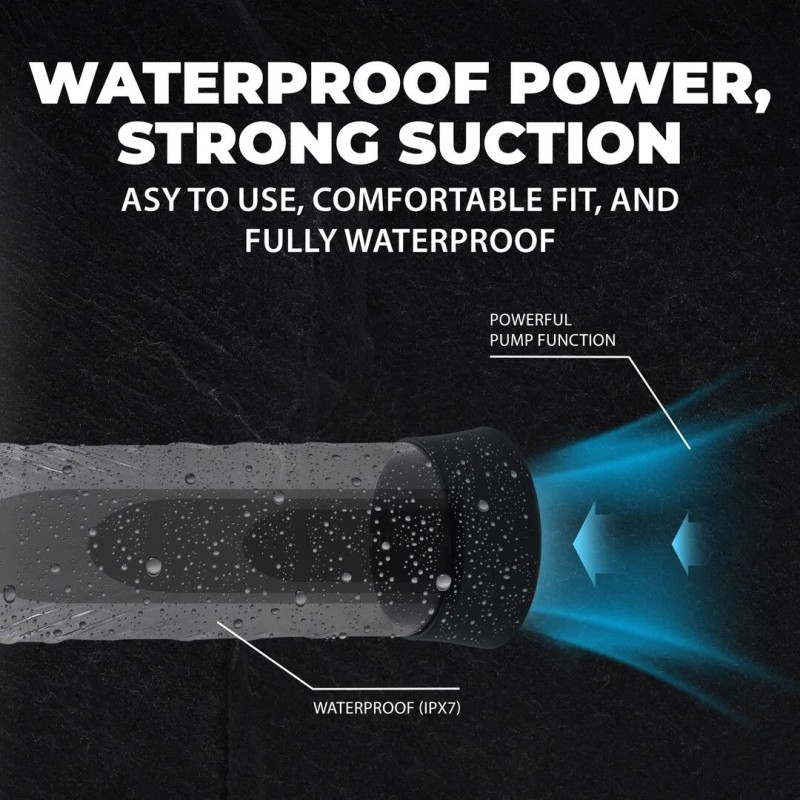 CyberPulse Automatic Waterproof Penis Pump 13 Functions
