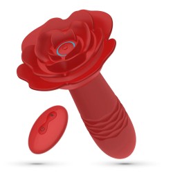 Crushious Romeo Thrusting Anal Rose Plug Remote Control