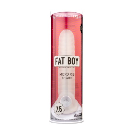Perfect Fit Fat Boy Micro Ribbed Προέκταση Πέους 19 cm