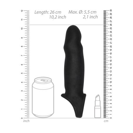 No.17 Dong Extension Penis Sleeve +35 mm with Ball Strap