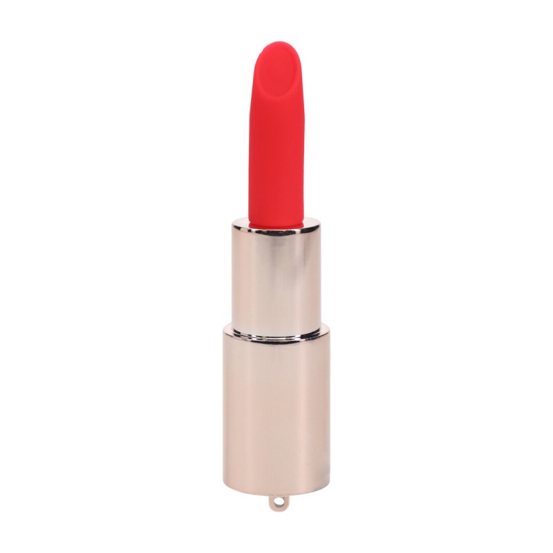 Diamond Lipstick Vibrator 4 Attachments - Iridescent