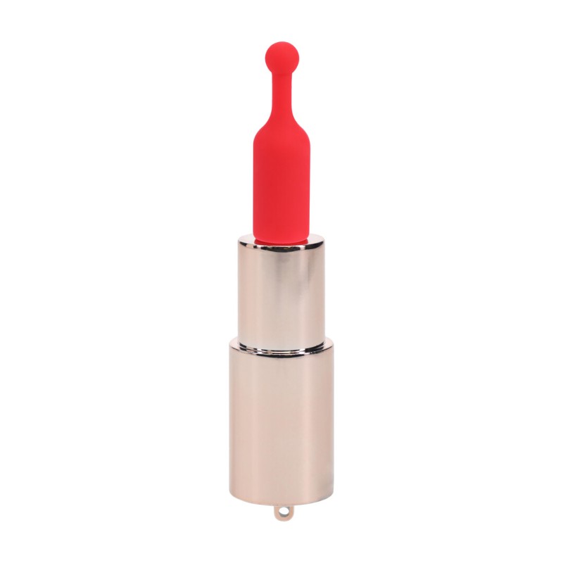 Diamond Lipstick Vibrator 4 Attachments - Iridescent
