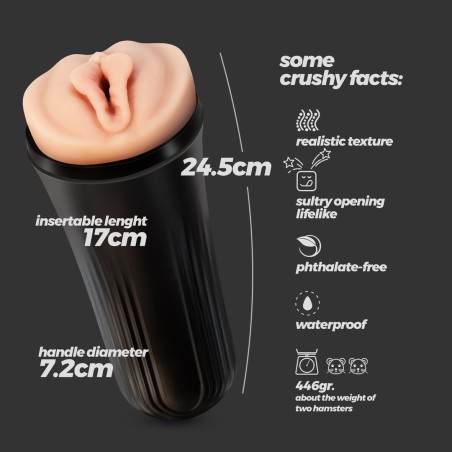 Crushious Prixus Ultra-Realistic Pussy Stroker with Case