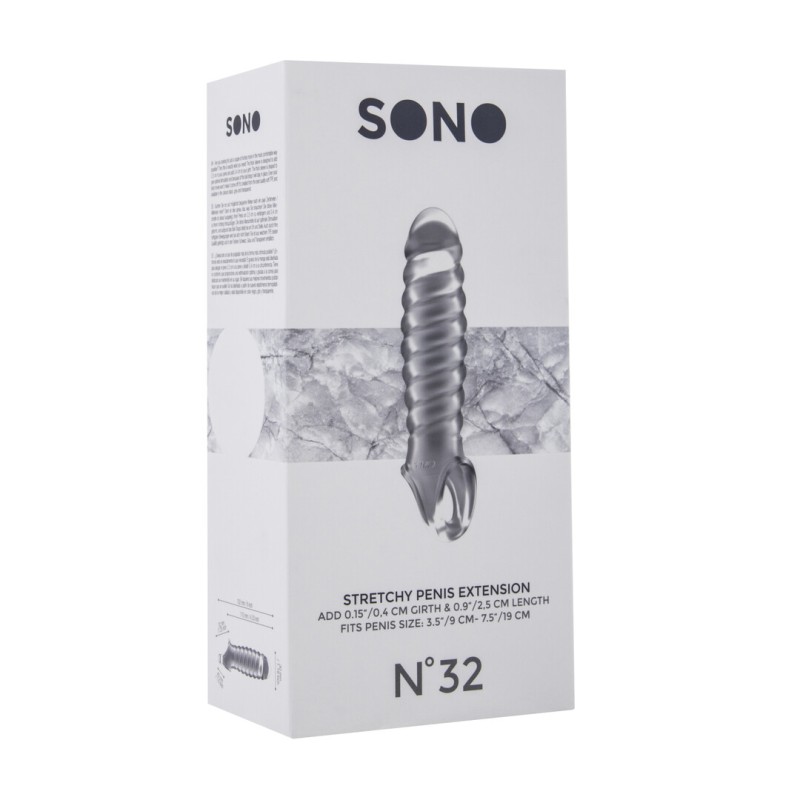 No.32 Elastic Penis Extension Ball Strap Transparent