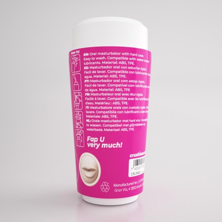 Crushious Fappucino Sweet Kiss Oral Masturbator Cup Pink
