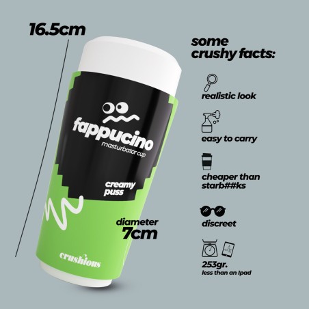 Crushious Fappucino Creamy Pussy Κολπικό Αυνανιστήρι