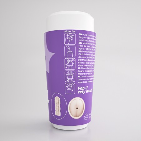 Crushious Fappucino Hot Buns Anal Masturbator Cup Purple