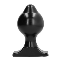 All Black Butt Plug Πρωκτική Σφήνα  XXL - 17,5 cm