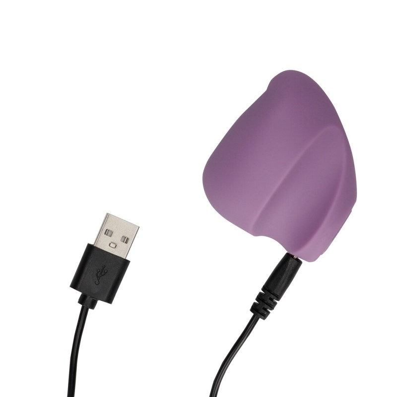 Loveline Finger Vibrator 10 Speed Silicone Mystic Purple