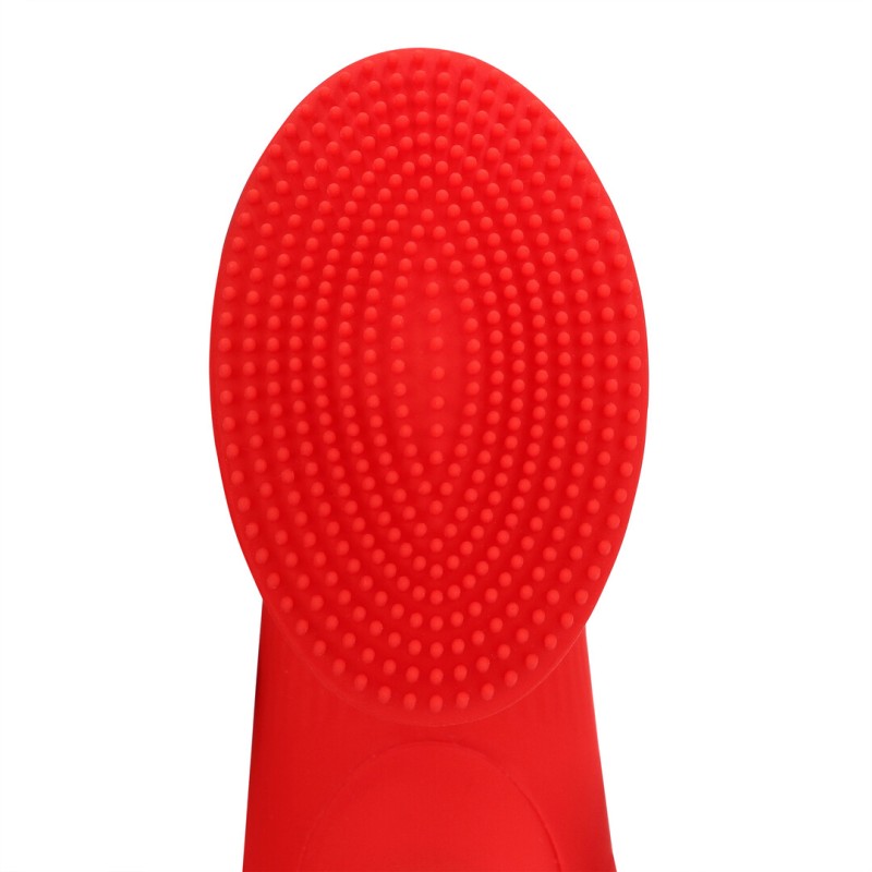 Loveline Textured Finger Vibrator 10 Speed Sunrise Red