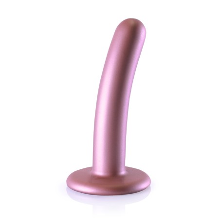 Ouch! G-Spot Dildo Σιλικόνης 12cm Μεταλλικό Ροζ