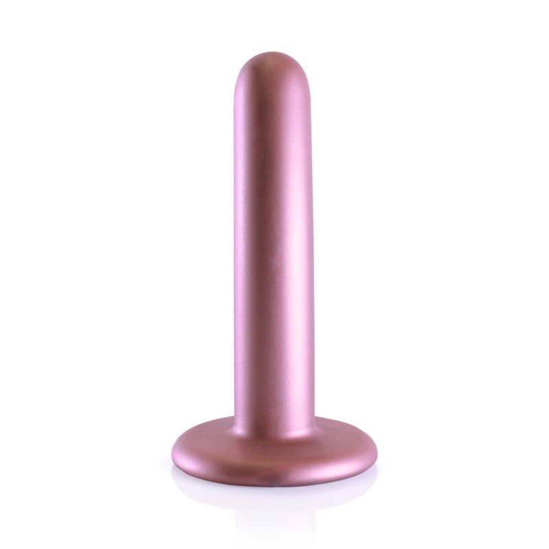 Ouch! G-Spot Dildo Σιλικόνης 12cm Μεταλλικό Ροζ