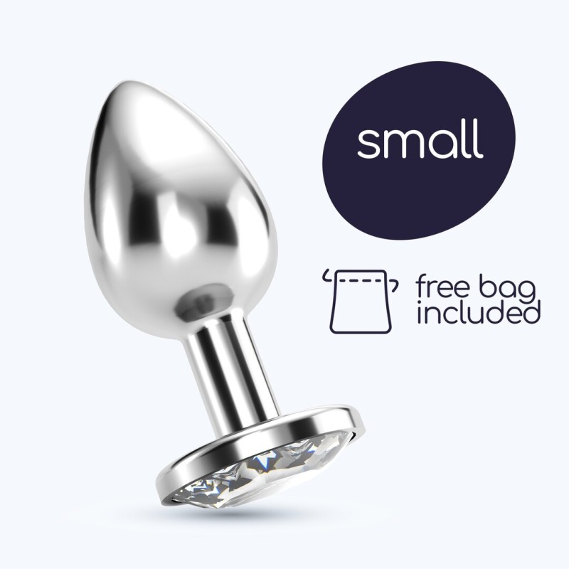 Crushious Bijou Anal Jewel Plug Small Transparent