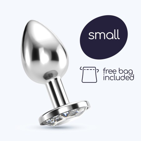 Crushious Bijou Anal Jewel Plug Small Transparent