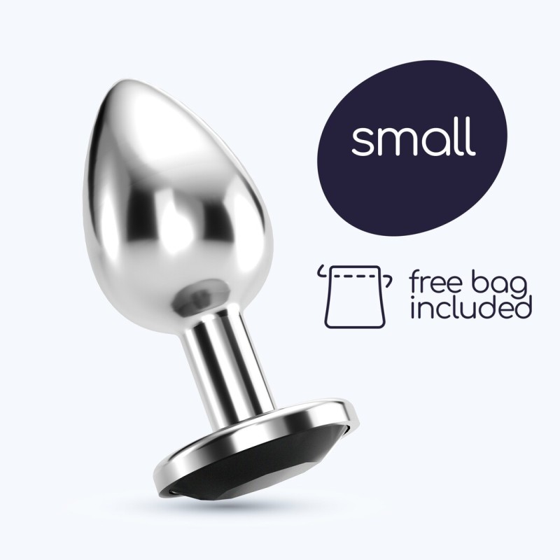 Crushious Bijou Anal Jewel Plug Small Black