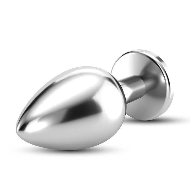 Crushious Bijou Πρωκτική Σφήνα με Λευκό Διάφανο Κόσμημα Medium