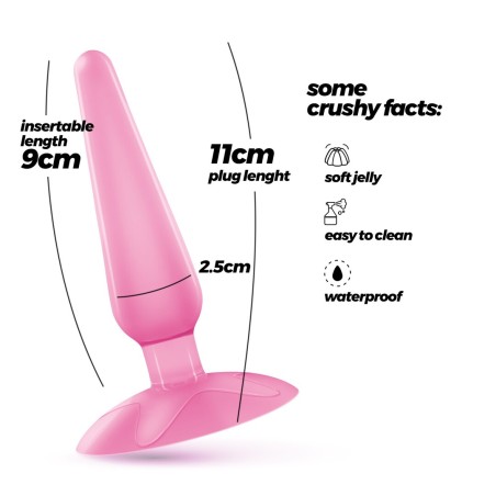 Crushious Jolly Anal Plug with Suction Cup Pink