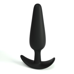 Crushious Tic Silicone Anal Plug Small Black