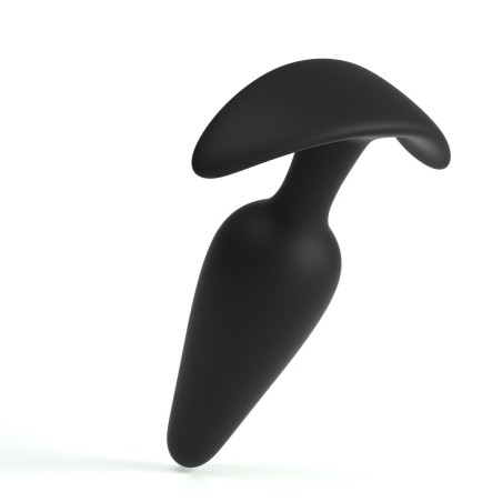 Crushious Tic Silicone Anal Plug Small Black