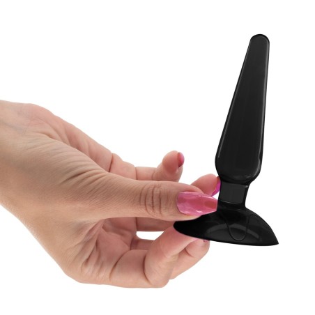 Crushious Jolly Anal Plug with Suction Cup Black
