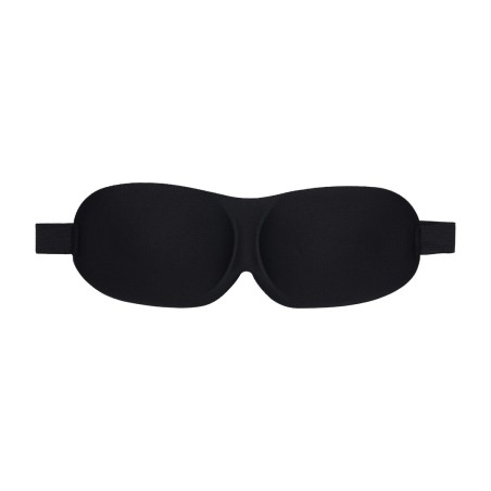 3D Contoured Blindfold Mask Sensory Play Black