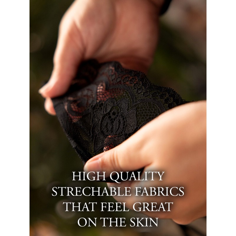 Milou Mesh Ανοιχτό Καβάλο Χρυσές Λεπτομέρειες Plus Size