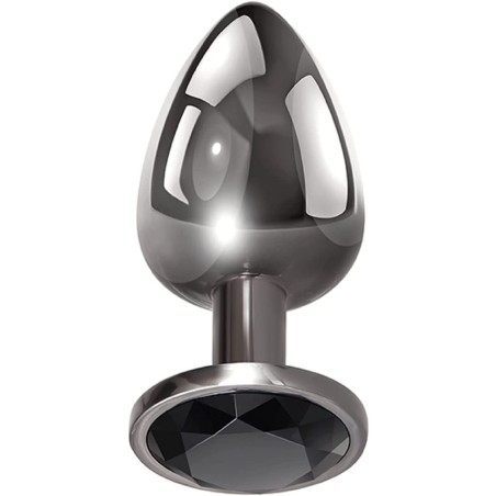 Guilty Toys Dark Anal Plug - Black Metal Butt Plug Small