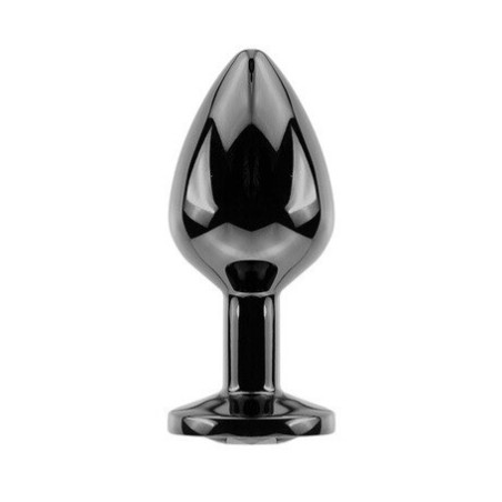 Guilty Toys Dark Anal Plug - Black Metal Butt Plug Small