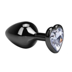 Guilty Toys Dark Anal Plug Large Μαύρο Διαφανές
