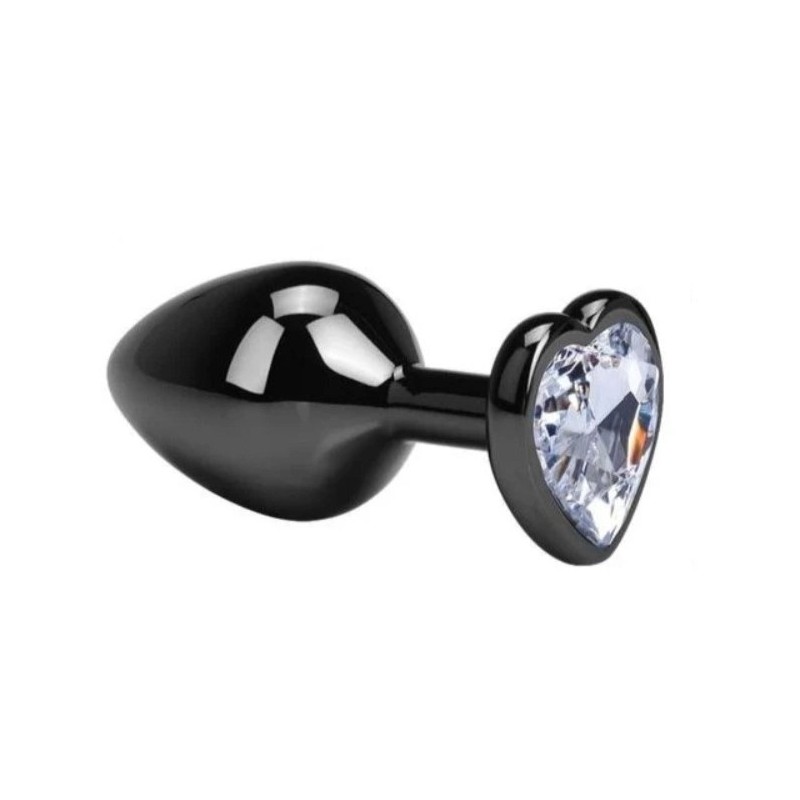 Guilty Toys Dark Anal Plug Large Μαύρο Διαφανές