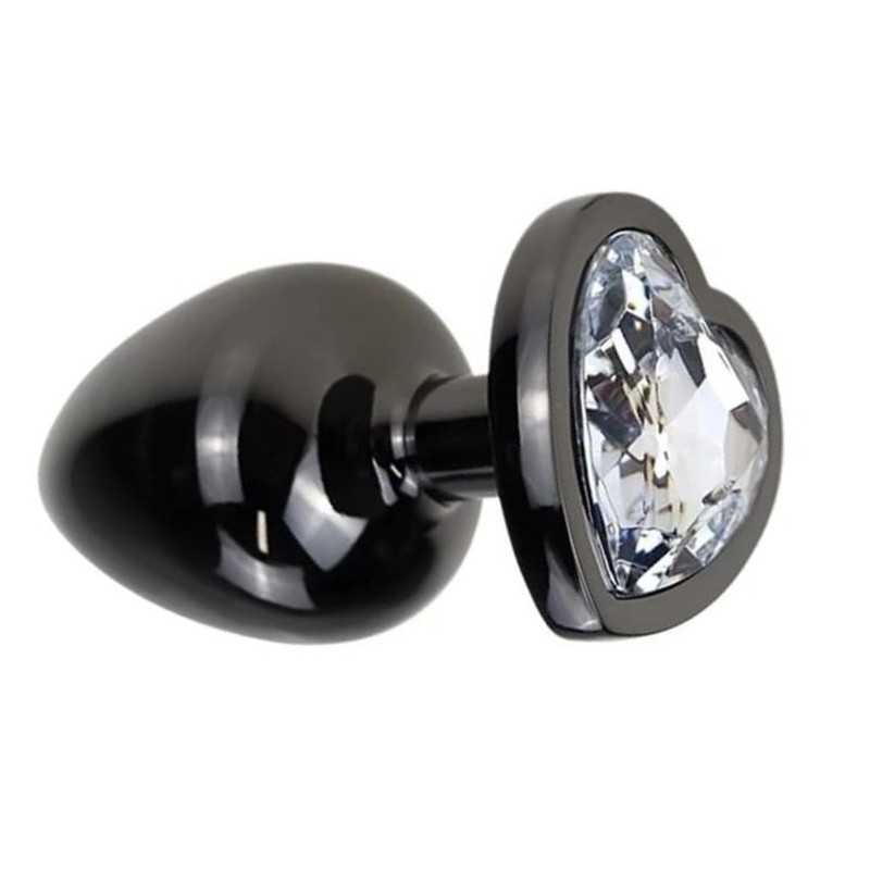 Guilty Toys Dark Anal Plug Large Μαύρο Διαφανές