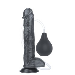 Ρεαλιστικό Dildo Εκσπερμάτωσης Extreme - Μαύρο 29cm