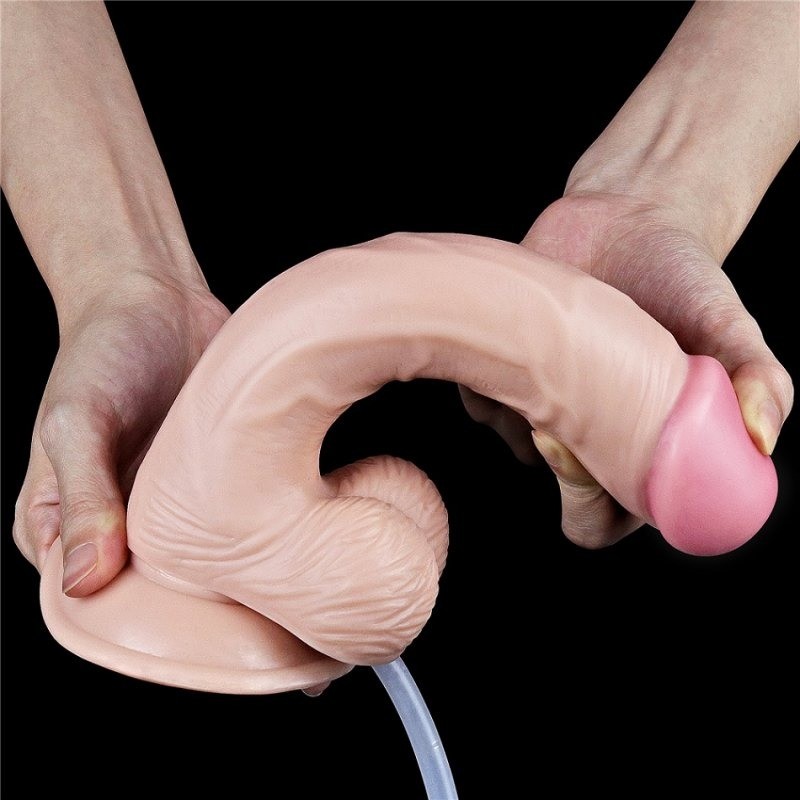 Ρεαλιστικό Ομοίωμα Πέους Εκσπερμάτωσης - 23 cm