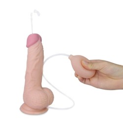 Realistic Dildo Soft Ejaculation Cock Natural 20 cm