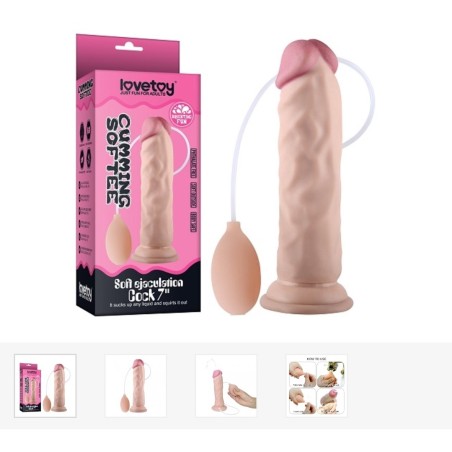 LoveToy Cumming Softee Cumshot Dildo Natural 20.5 cm