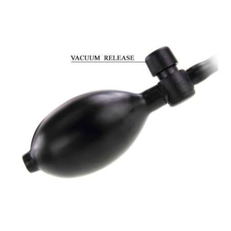 Black Inflatable Realistic Dildo 16 cm