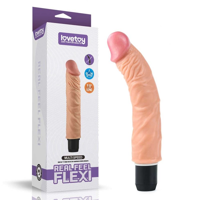 LoveToy Real Feel Flexi Ρεαλιστικός Δονητής 23 cm