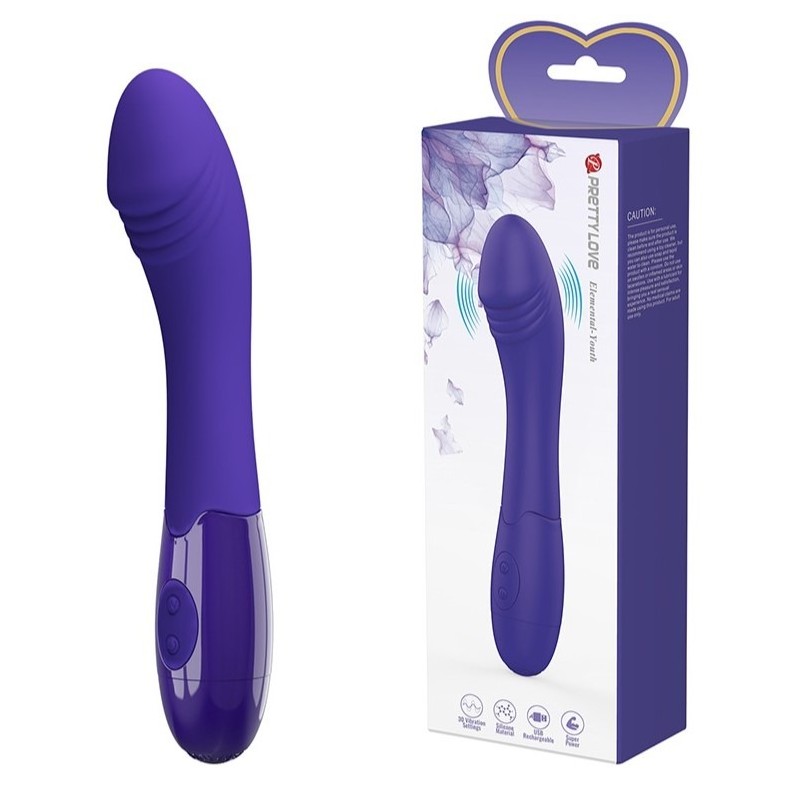 Pretty Love Elemental Youth G-Spot Vibrator Purple