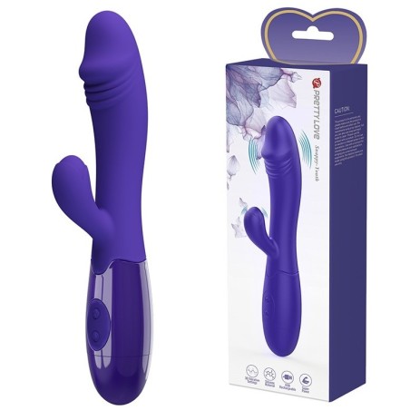 Pretty Love Snappy Youth Rabbit Vibrator Purple