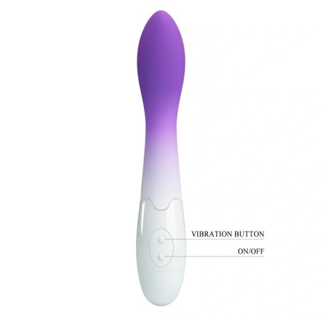 Pretty Love Bishop Δονητής G-Spot Μωβ/Λευκό